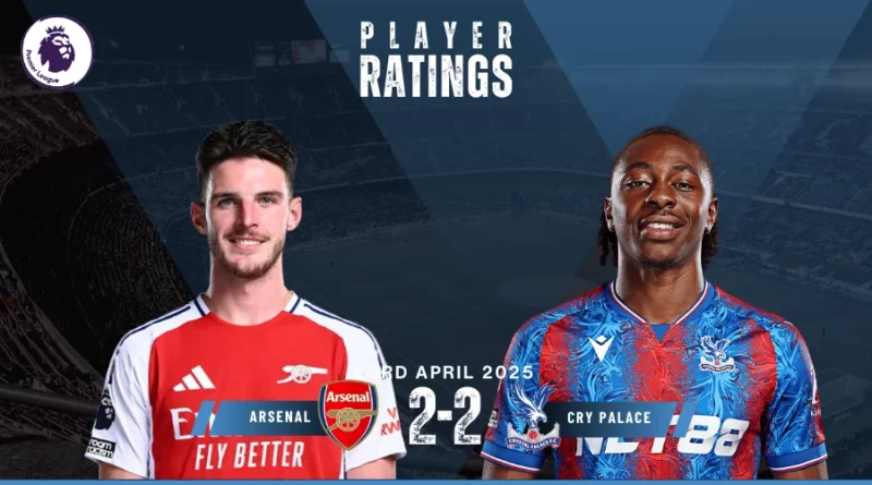 Arsenal vs Crystal Palace Player Ratings