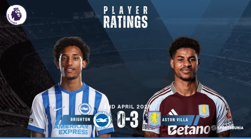Brighton vs Aston Villa Player Ratings