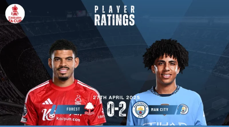 Nottingham Forest vs Manchester City Player Ratings