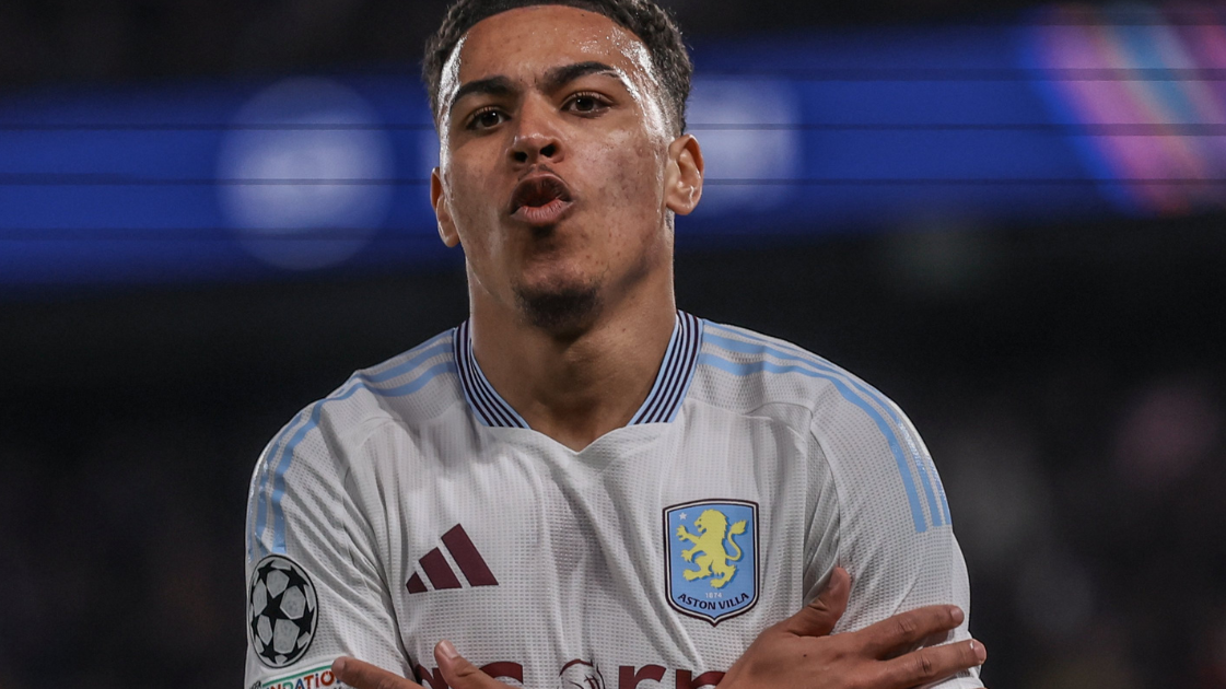 Morgan Rogers gave Villa the lead in the 35th minute. (Image Source- X/AVFCOfficial)