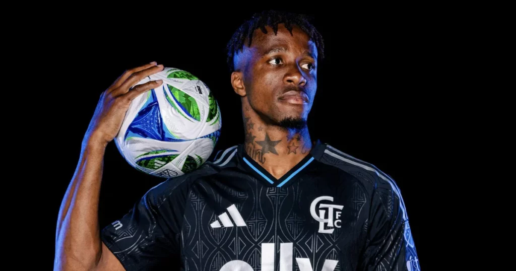 Wilfried Zaha (Image Credit: X / @CharlotteFC)
