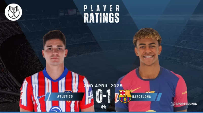 Atletico Madrid vs FC Barcelona Player Ratings