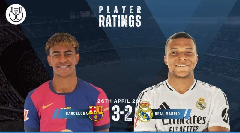 FC Barcelona vs Real Madrid Player Ratings