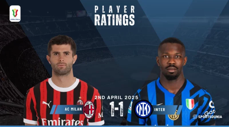 AC Milan vs Inter Milan Player Ratings