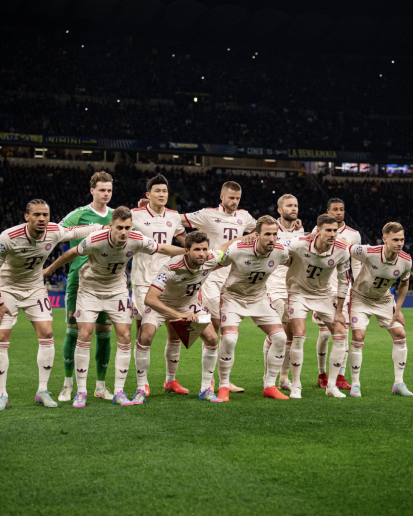 Bayern Munich players. (Image Credits: Official X@/BayernMunich)