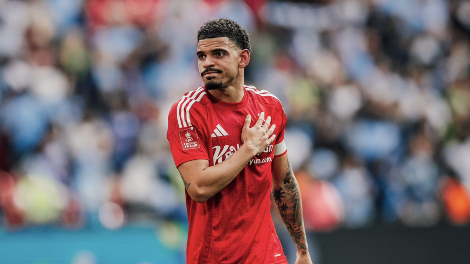 Nottingham Forest player after the match. (Image Credit: Official X@/Nottm Forest)