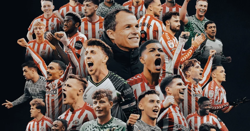 Sunderland AFC Promoted back to Premier League Poster (Image Credit: X / @SunderlandAFC)