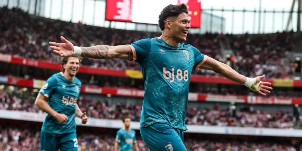 Evanilson was one of the best-rated players in Arsenal vs Bournemouth Player Ratings
