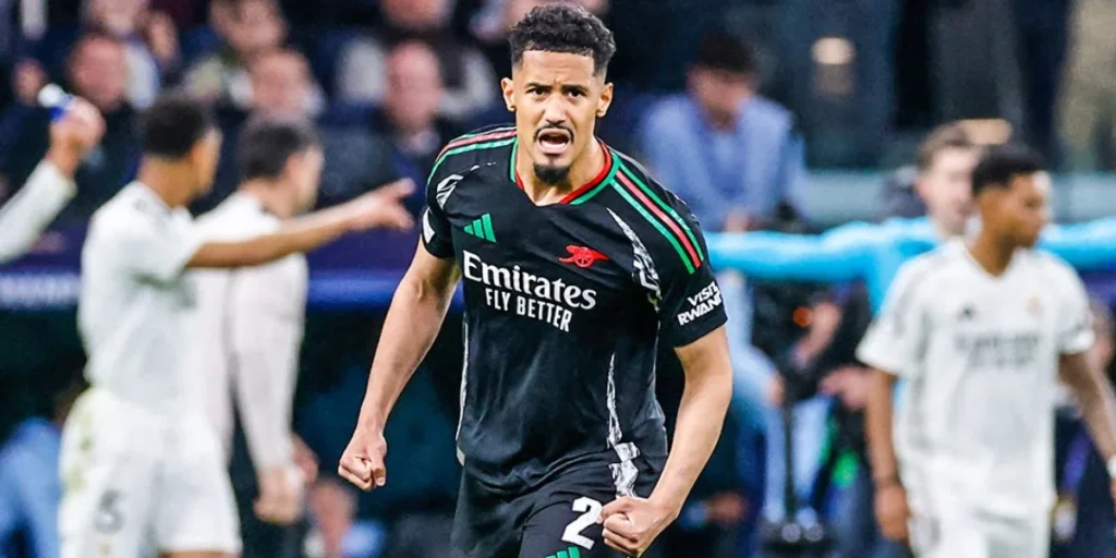 William Saliba has been one of the best centre-backs in the world