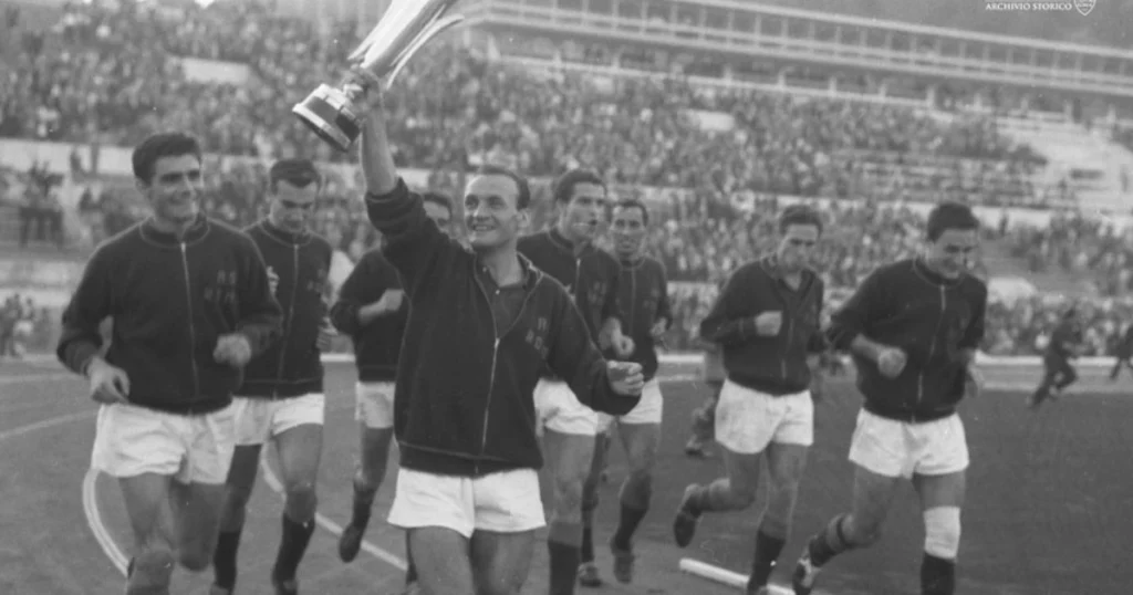 Giacomo Losi (with trophy)