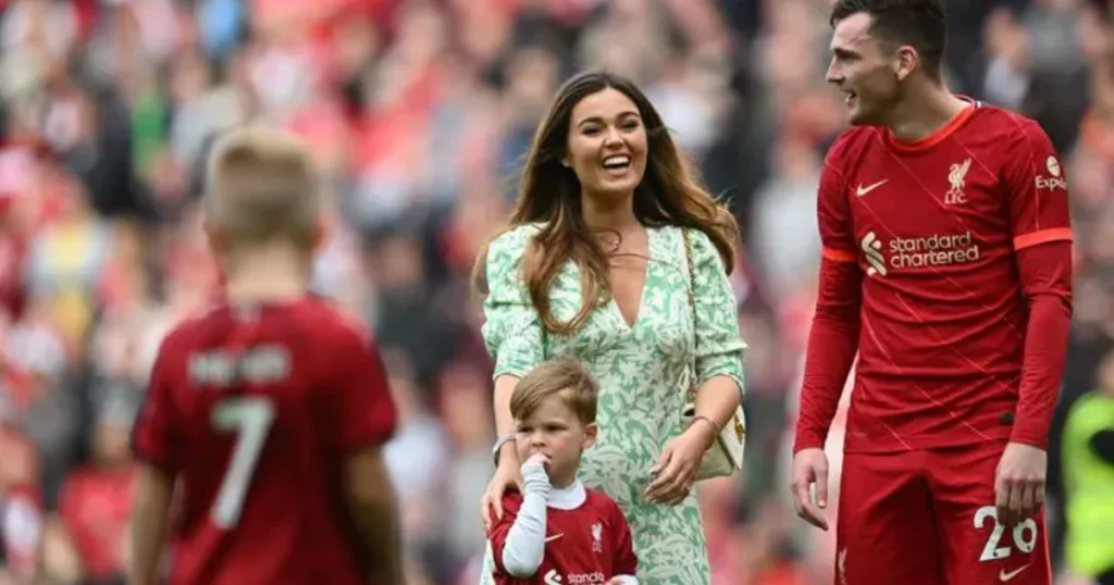 Andy Robertson wife and kids