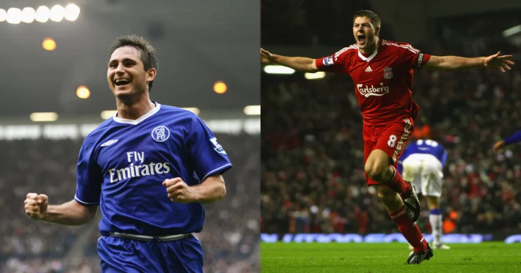 Lampard (L) and Gerrard (R)