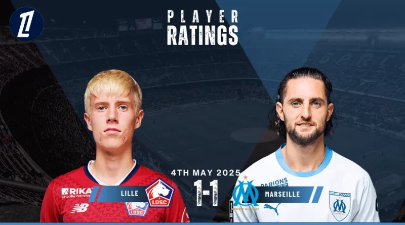 LOSC Lille vs Olympique Marseille Player Ratings