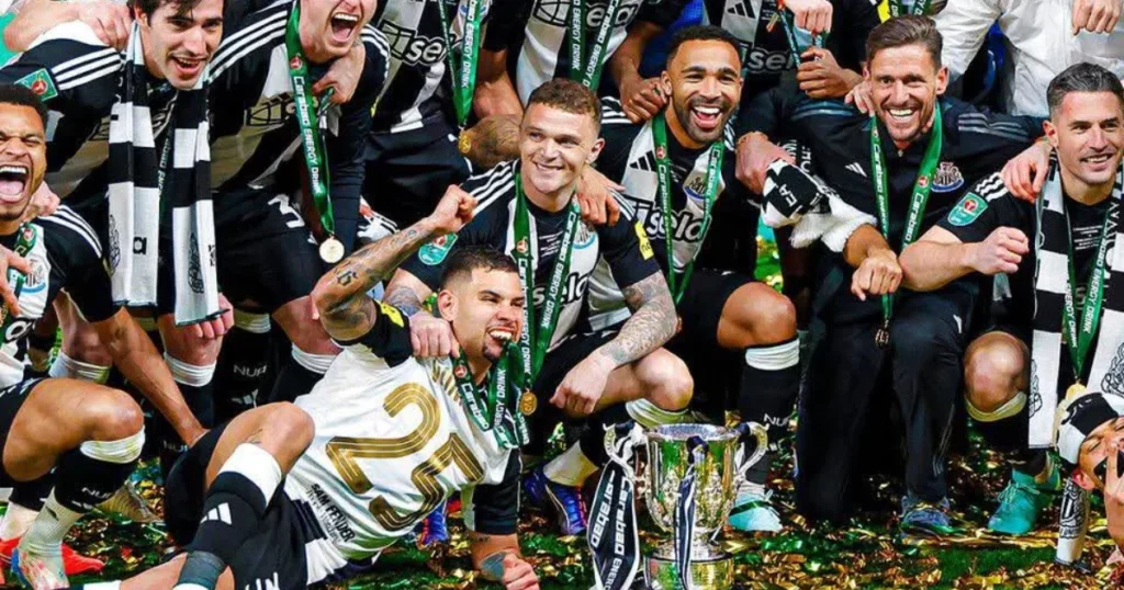 Newcastle United (Image Credit: X / @wembleystadium)