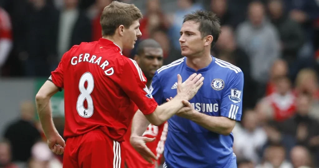 Steven Gerrard (L) and Frank Lampard (R)