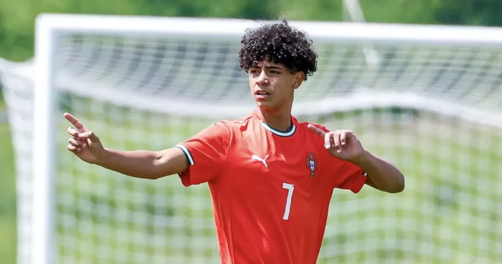 Ronaldo Jr. for Portugal U-15 Side