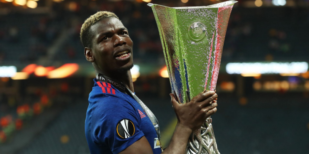 Paul Pogba won the Europa League with Manchester United