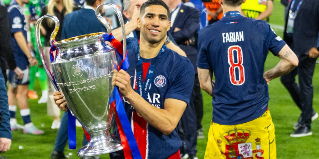 Achraf Hakimi is one of PSG best players currently