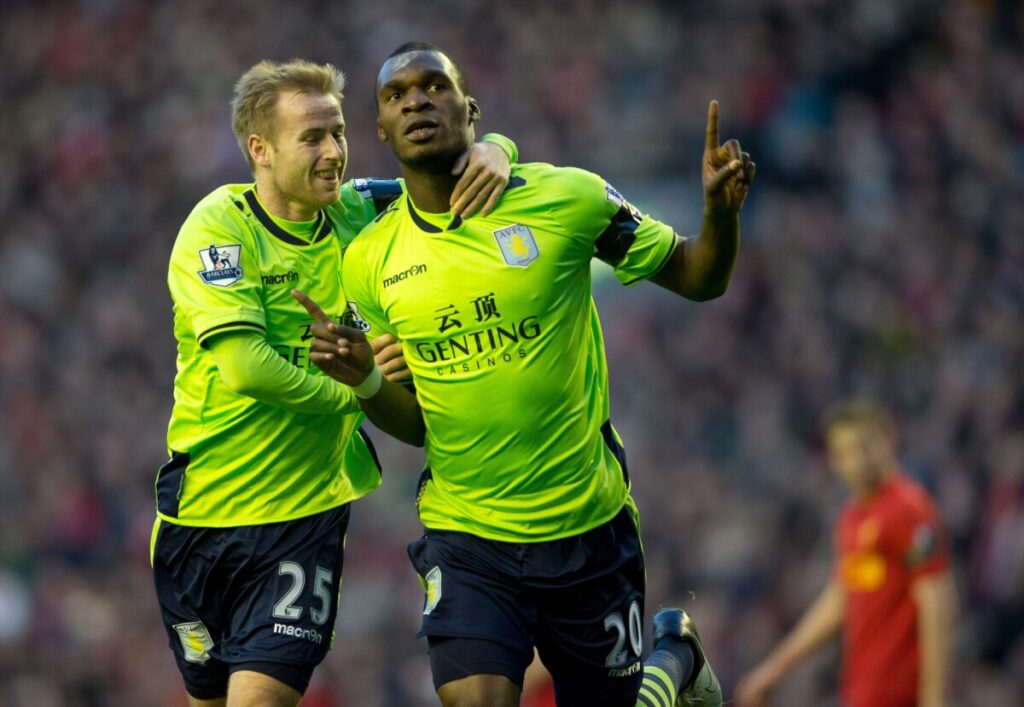 famous players that played for aston villa Christian Benteke
