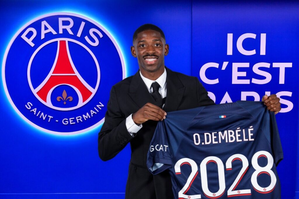 Ousmane Dembélé (Image credit: X / @Paris Saint-Germain)