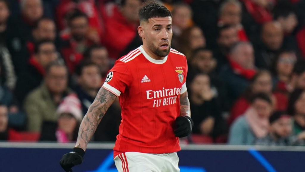 Nicolas Otamendi in action