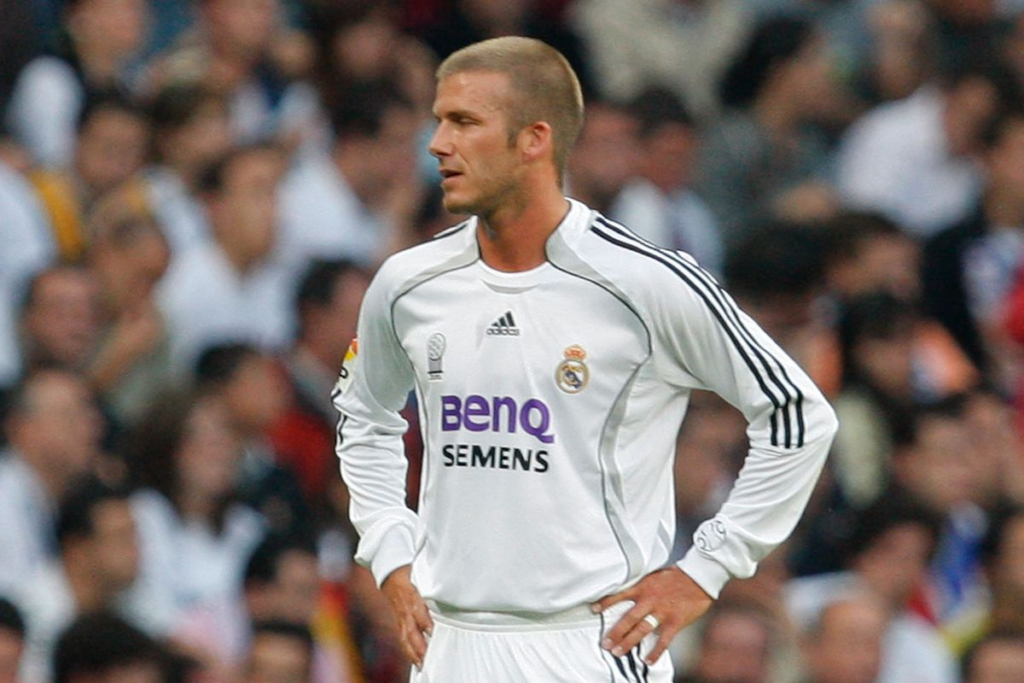 David Beckham (Image credits: Real Madrid website)