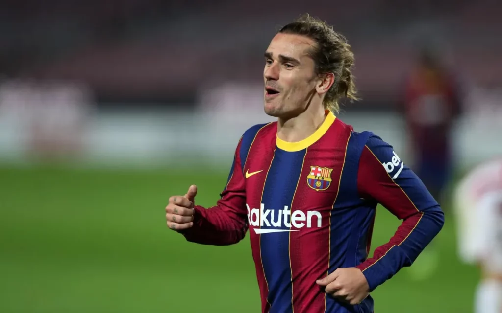 Antoine Griezmann (image via FC Barcelona website)
